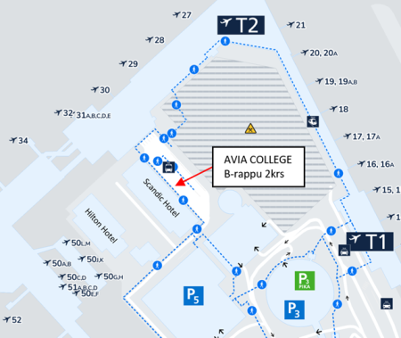 Avia College saapumisohjeet