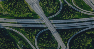 Ilmakuva maantiestä