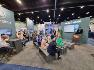 ITS World Congress 2022 in Los Angeles, picture of a presentation.