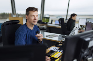 Lennonjohtaja työssään